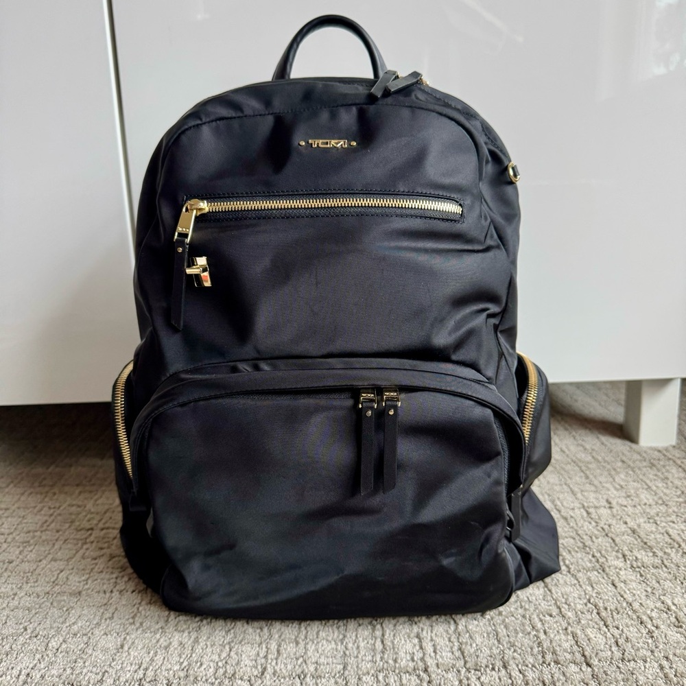 TUMI Voyageur Carson Laptop Backpack, Black